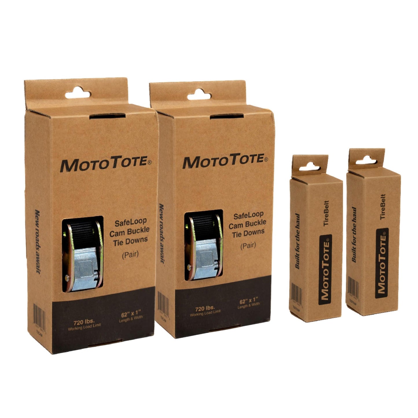 Dual E-Bike Tie Down Bundle - Howling Moto
