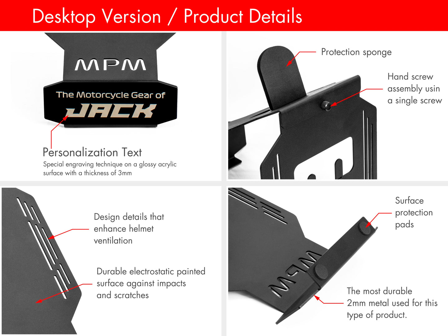 Stylish and Practical Motorcycle Helmet Holders | Organize Your Gear with Ease - Howling Moto