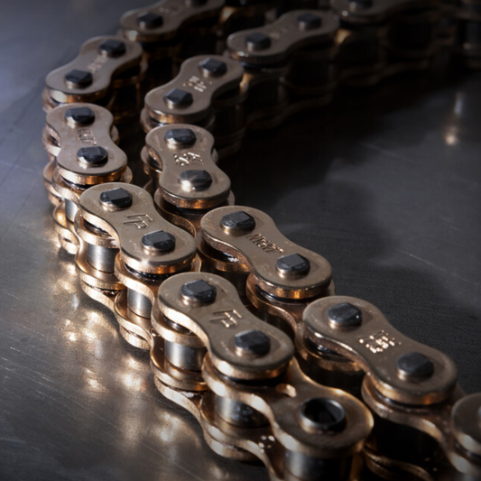 Heavy Duty Gold Chain (420x120L) - Howling Moto