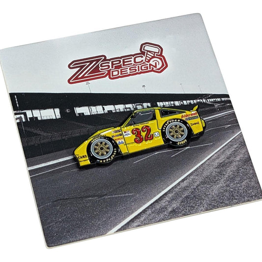 ZSPEC Collector Lapel / Hat Pin - #32 300zx Z31 Race Car - Howling Moto