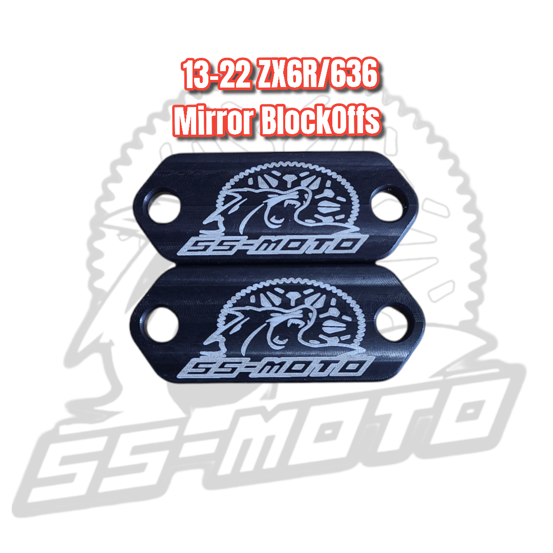 Mirror block offs - Howling Moto