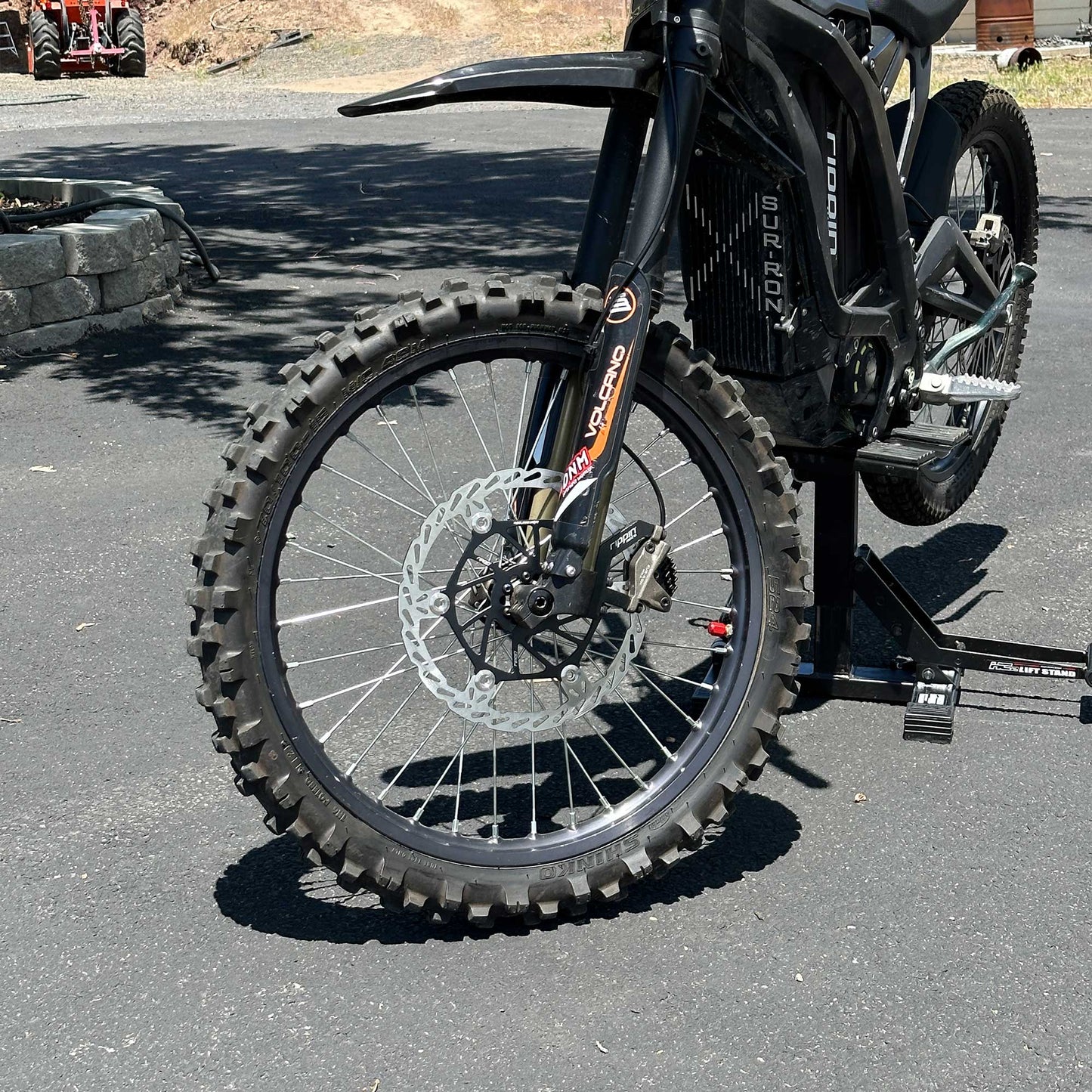 250mm Front Caliper Adapter for DNM Forks - Howling Moto