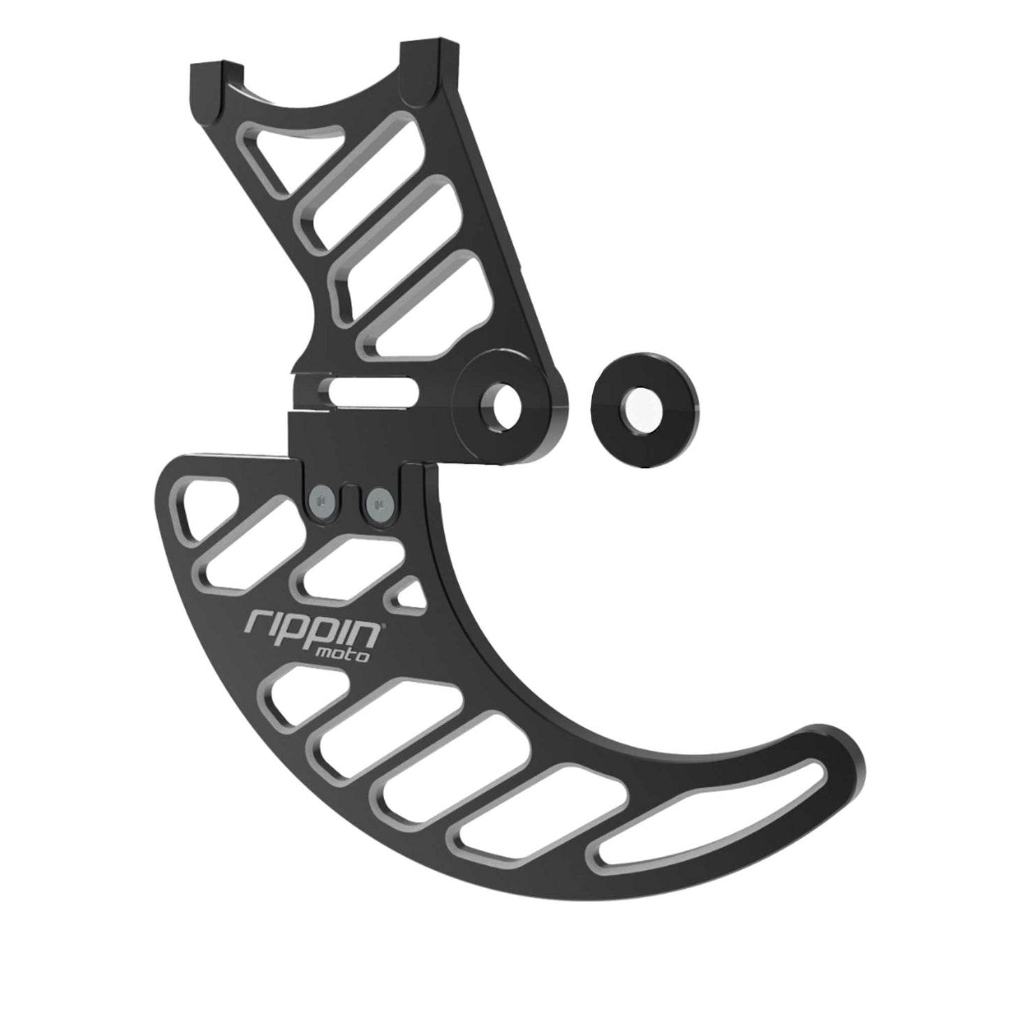 250mm Rear Rotor Guard With Caliper Adapter - Howling Moto