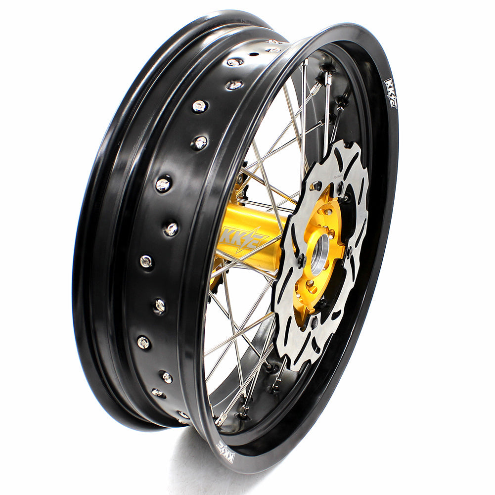 KKE 17Inch Supermoto Dirtbike Wheels For SUZUKI DRZ400SM 2005-2024 - Howling Moto