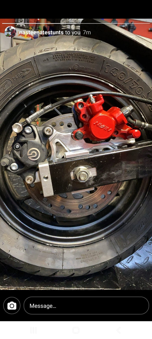 GROM Dual Caliper Brake Bracket - Howling Moto