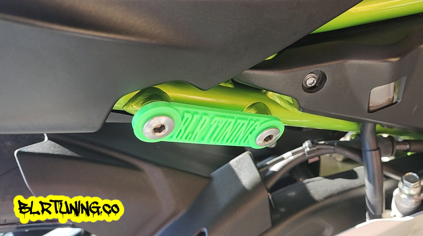 KAWASAKI NINJA 650 PASSENGER REAR PEG DELETE BLOCK OFF PLATES - Howling Moto