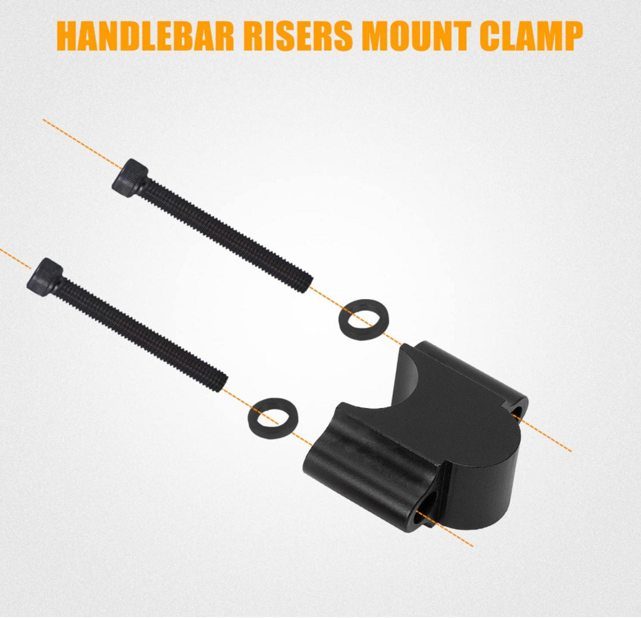 Motoclops Handlebar Risers 7/8" Bars - 30mm for RFN/Beta - Howling Moto