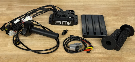 Electro & Co ETM RTR 13KW Trumoto 6+7 Mod Powertrain Kit showing components of the electric vehicle powertrain setup.