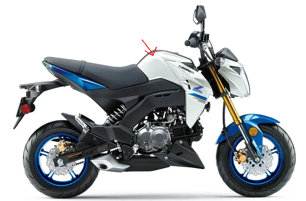 Kawasaki Z125 Tank Shrouds | Genuine OEM Frame Body Parts Left & Right