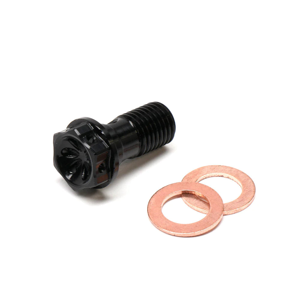 Chimera Short Aluminum Banjo Bolt - M10 x 1.00mm - Howling Moto