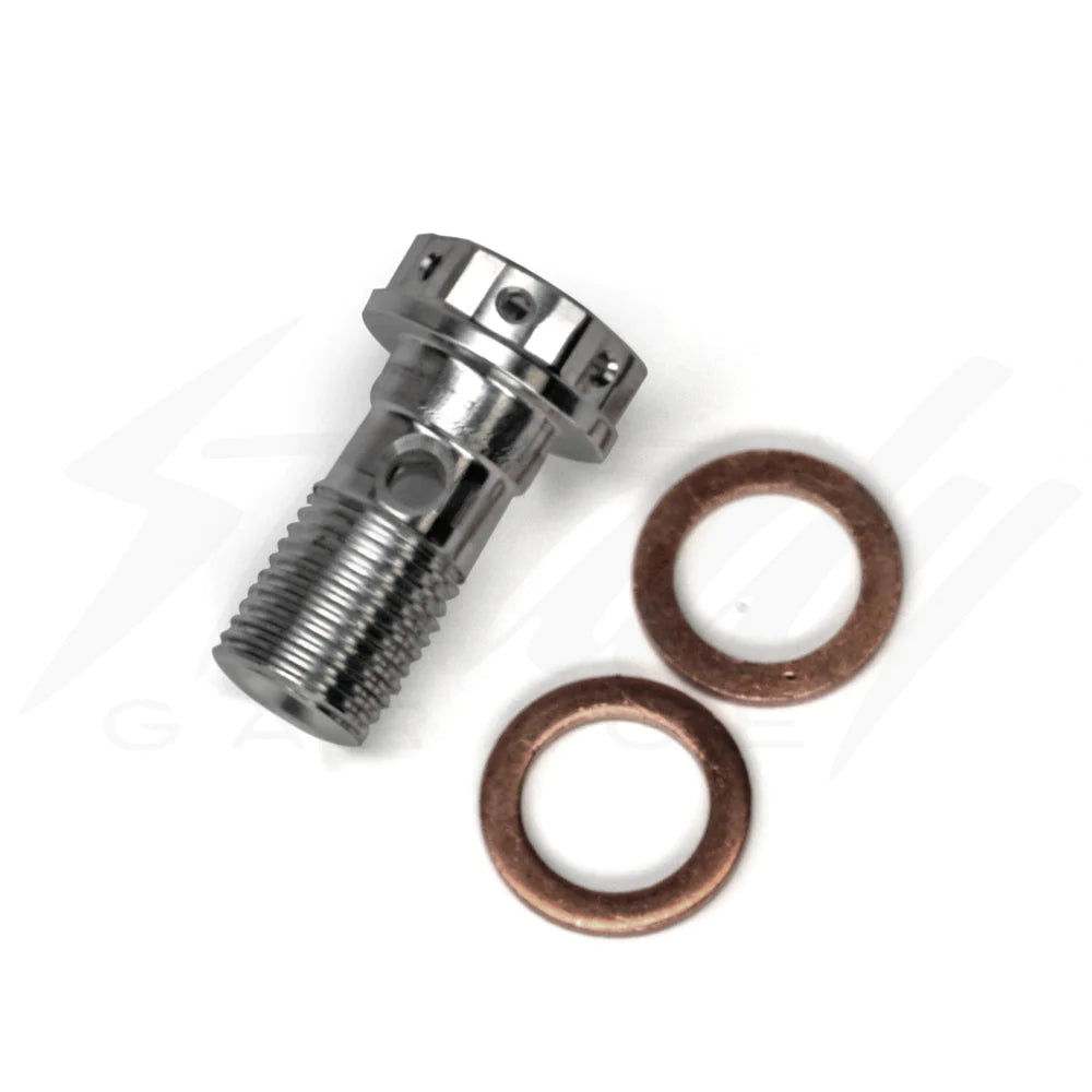 Chimera Short Aluminum Banjo Bolt - M10 x 1.25mm - Howling Moto