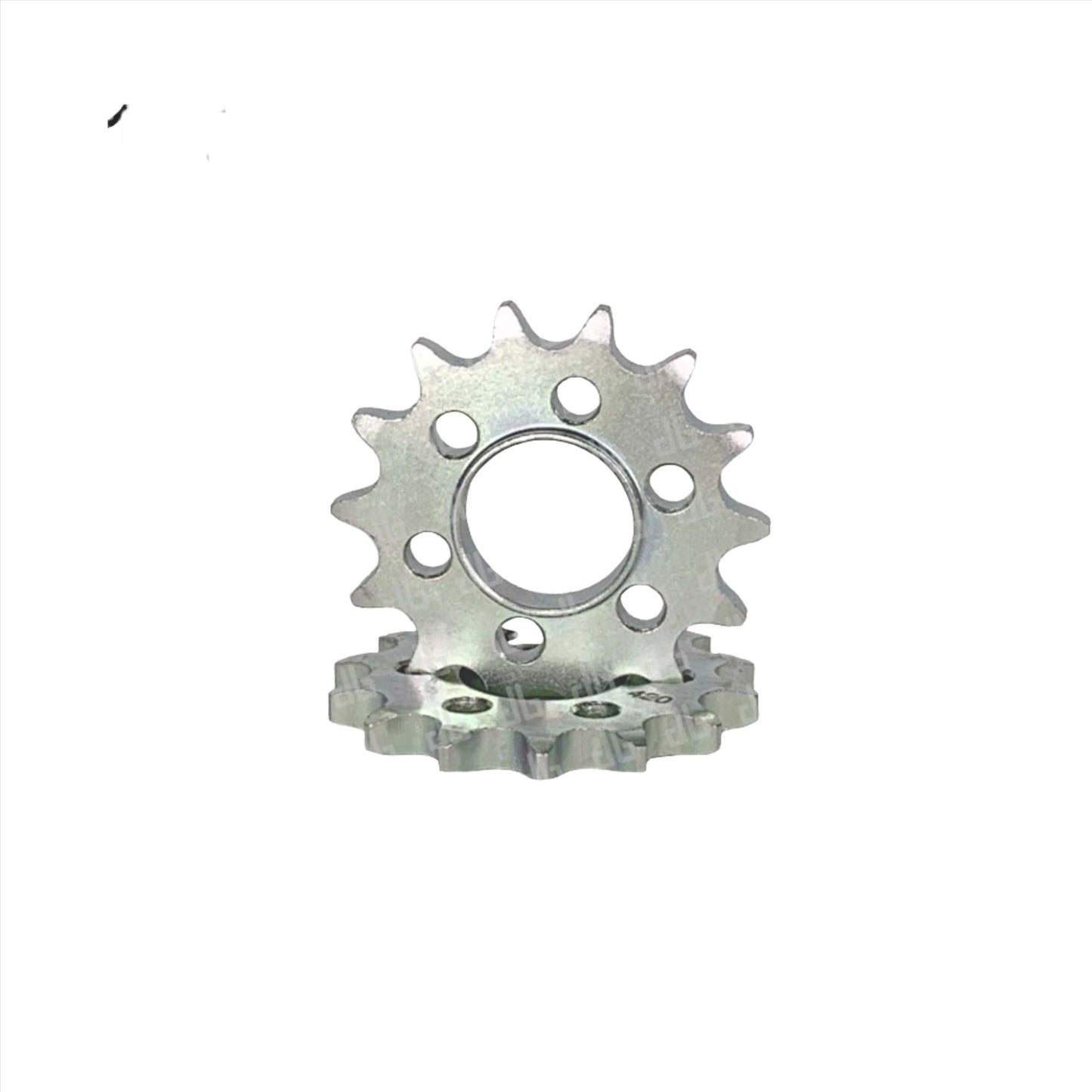 Front sprocket for Surron Light Bee LBX, 14-tooth eDirtyBike sprocket with metal teeth and black finish.