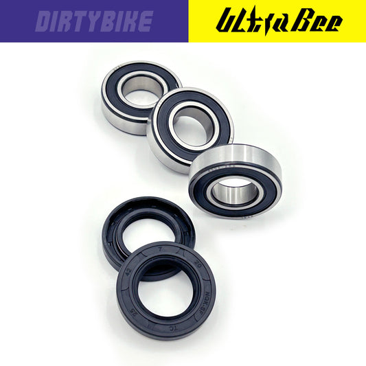 Rear wheel bearing kit for Surron Ultra Bee electric bike by eDirtyBike, featuring Ultra Bearings for smooth performance.