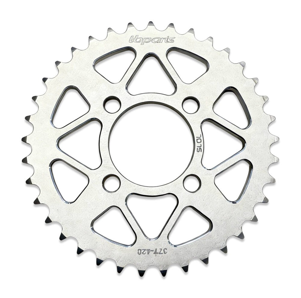 TB Rear Sprocket 37T 7075 CNC Silver – KLX110
