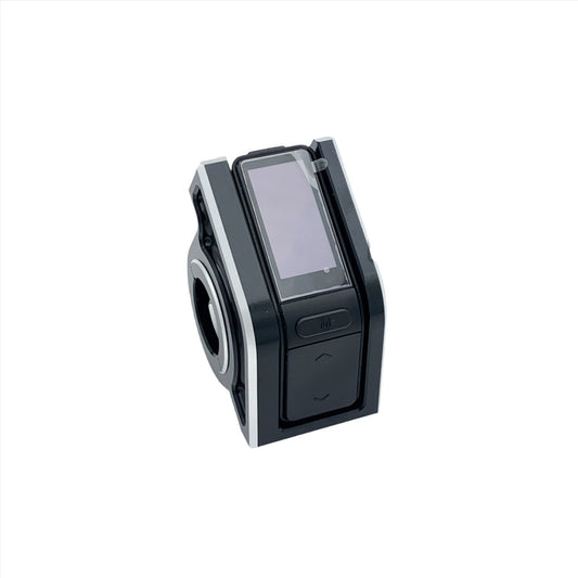Aluminum display protector guard for Talaria MX3/MX4 Sting Speedometer from eDirtyBike. Durable motorcycle dashboard shield.