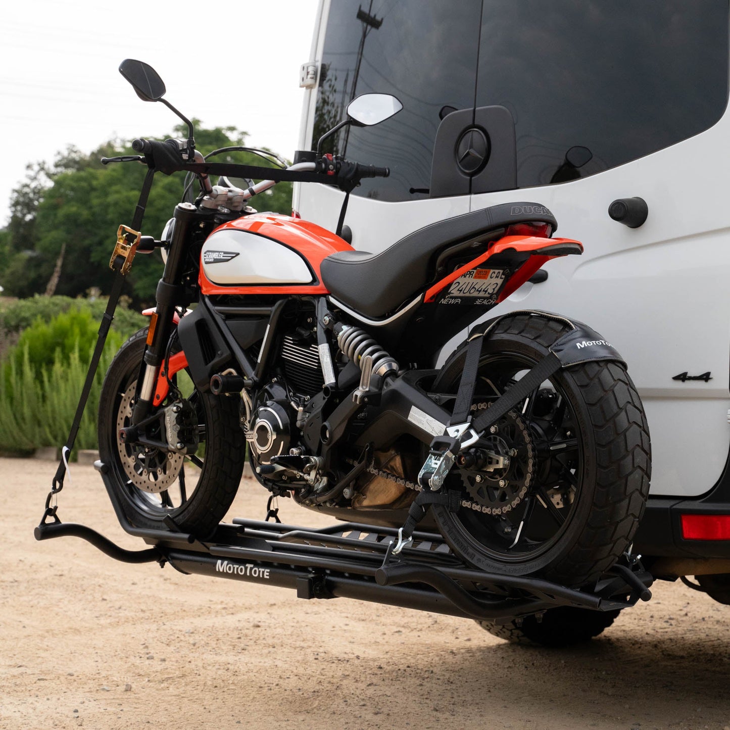 TireSling Ratcheting Tie Down - Howling Moto