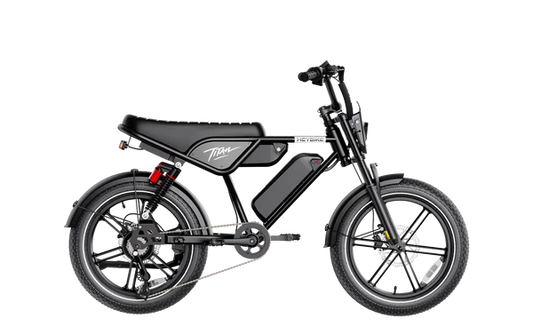 Heybike Titan Electric Bike | 750W Motor, Full Suspension, Up to 80 Miles