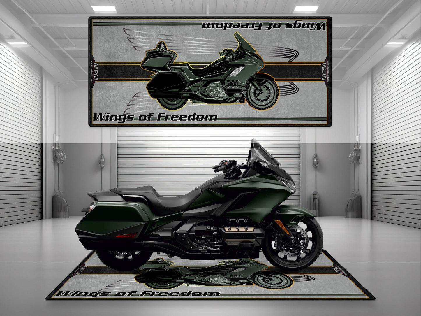 MPM Motorcycle Mat for Honda Goldwing - U901