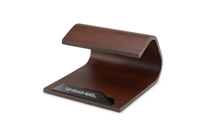 Onewheel Deep Shack Rack by Onewheel, a sturdy storage stand for Onewheel electric skateboard, featuring a wave design and full shackle.