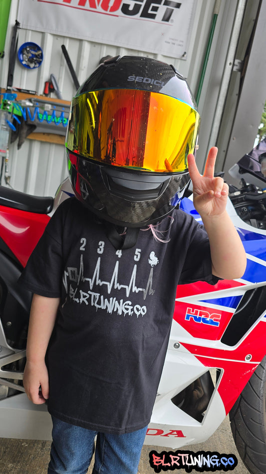 YOUTH T-SHIRT BY BLR TUNING – I DO BETTER WHEELIES THAN YOU - Howling Moto
