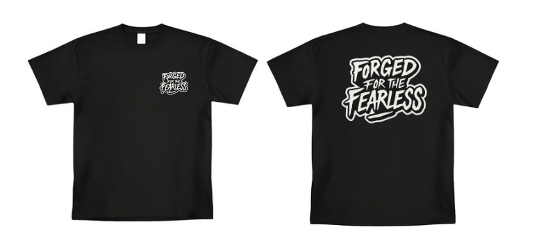 FORGED “For the Fearless” T-Shirt – Premium Cotton Streetwear Tee