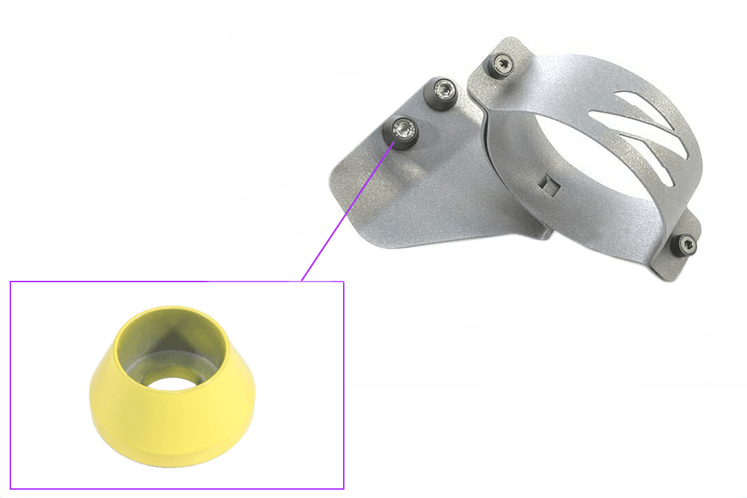 ZSPEC RHD Fuel Filter Bracket for Nissan Z32 300zx '90-96, Silver - Howling Moto