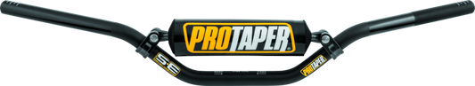 ProTaper SE Yamaha Mini Handlebar in jet black, featuring a sleek curved design for motorcycle or dirt bike use