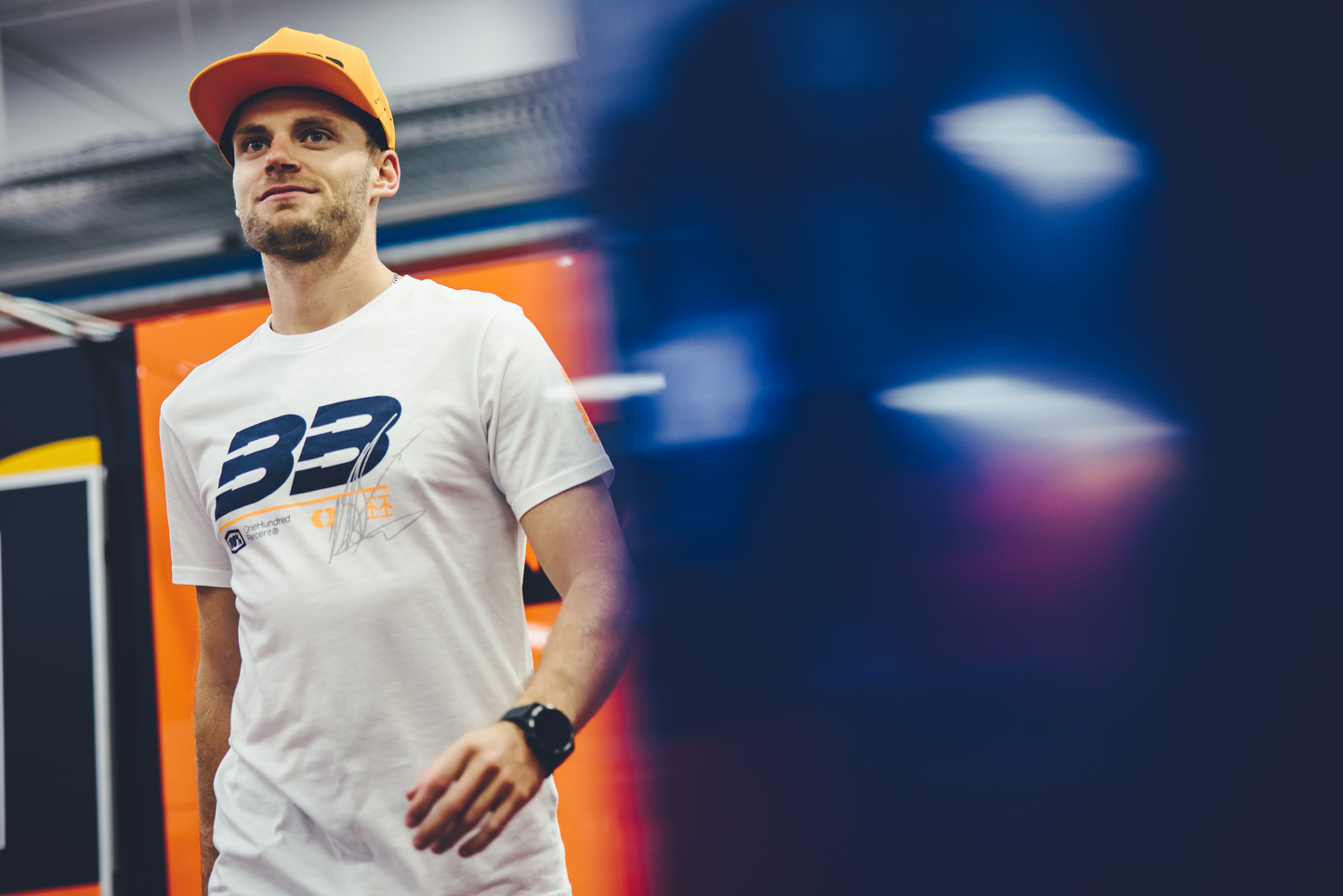 White Bill's Exhausts BB33 Signature T-Shirt in small size, front view showing the fabric and design details.