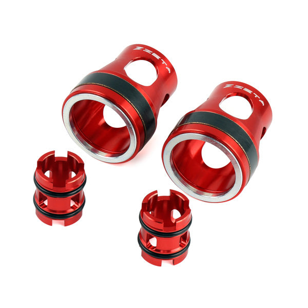 ZETA ZETA Lowdown Inner Kit 30mm for KYB Twin Chamber AOS Front Forks, part number ZE56-31050, showing the fork components