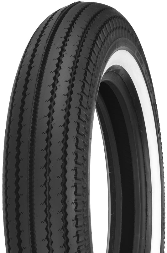 SHINKO 270 Super Classic Front tire, 4.00-19 size, bias ply with white or black wall, suitable for vintage motorcycles