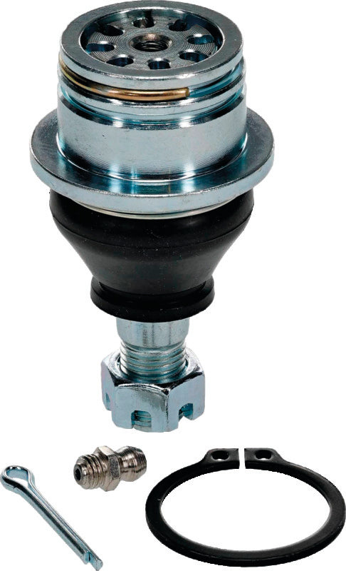QuadBoss heavy-duty lower ball joint kit for Yamaha Viking 700, showing the durable metal components and part layout.