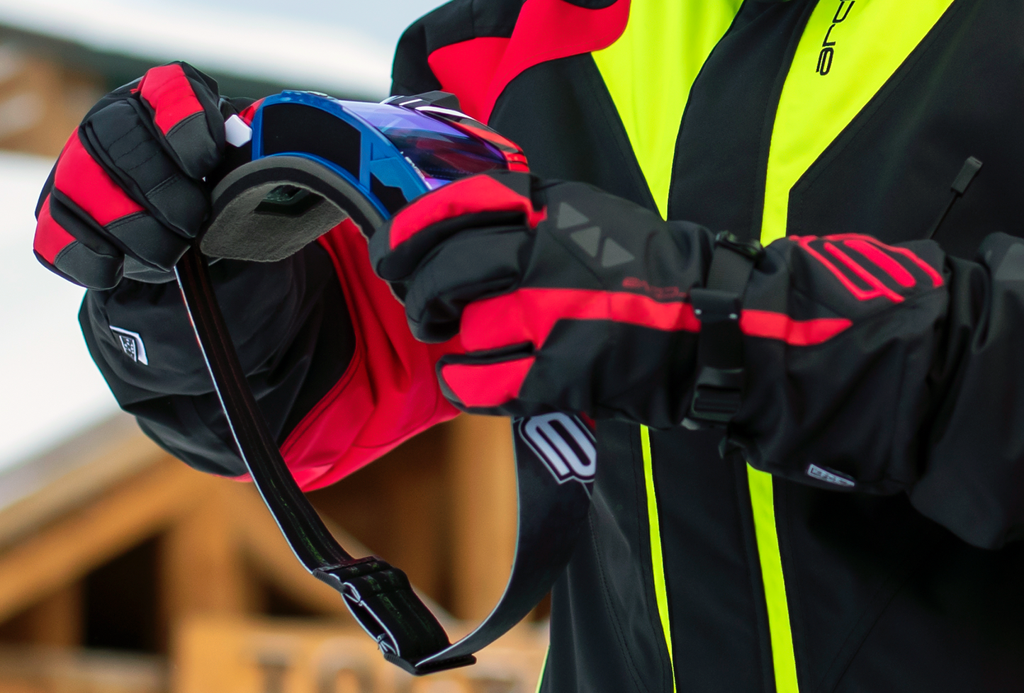 ARCTIVA Vibe Goggles - Black/Blue/Red 2601-2351 - Howling Moto