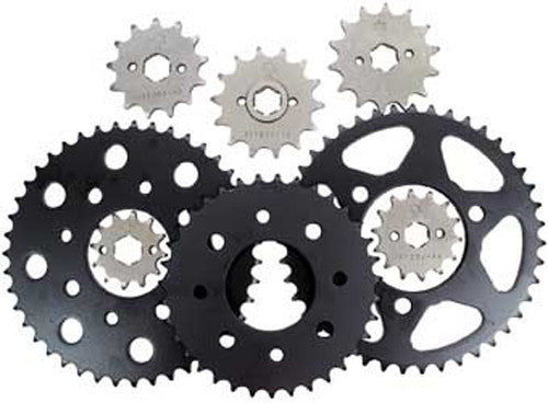 Steel 38-tooth rear sprocket for 530 chain by JT, featuring durable construction and precise gear teeth for bicycle or motorcycle use.