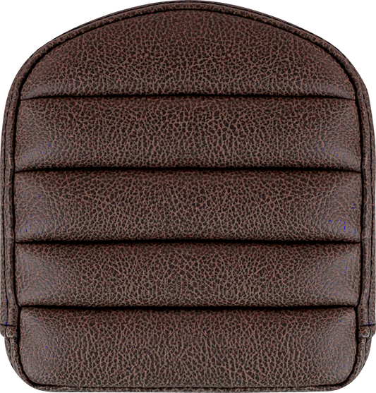 SADDLEMEN Sissy Bar Pad - Tuck-n-Roll - Brown 040846BR - Howling Moto