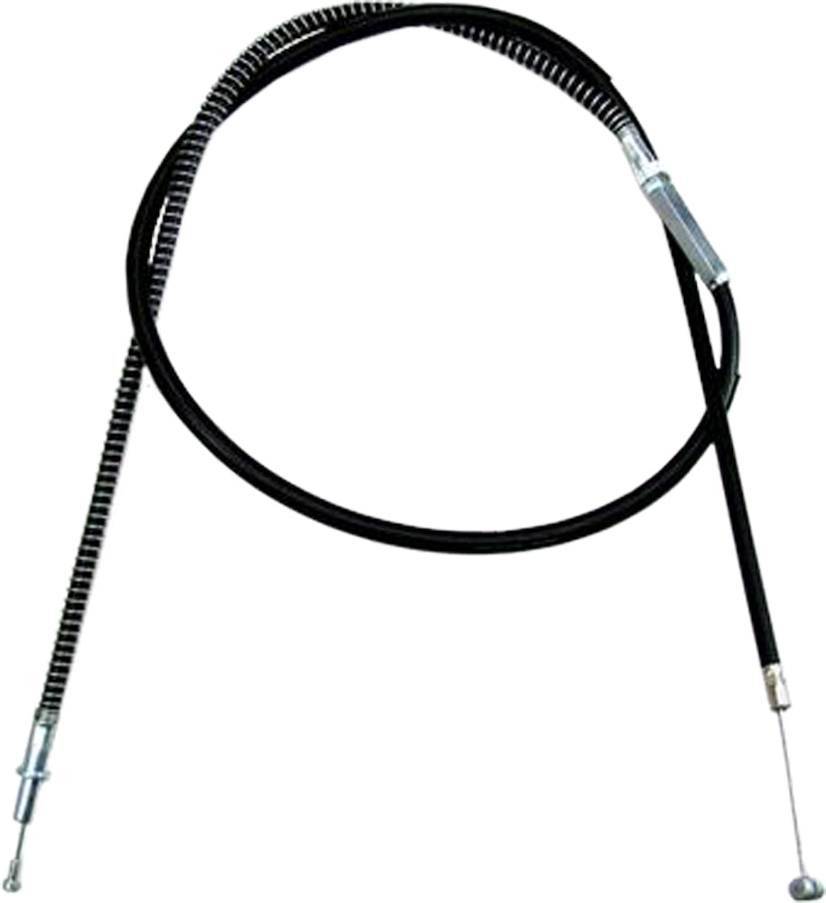 Motion Pro black vinyl clutch cable with longitudinally-wound housing, designed for motorcycle clutch systems.