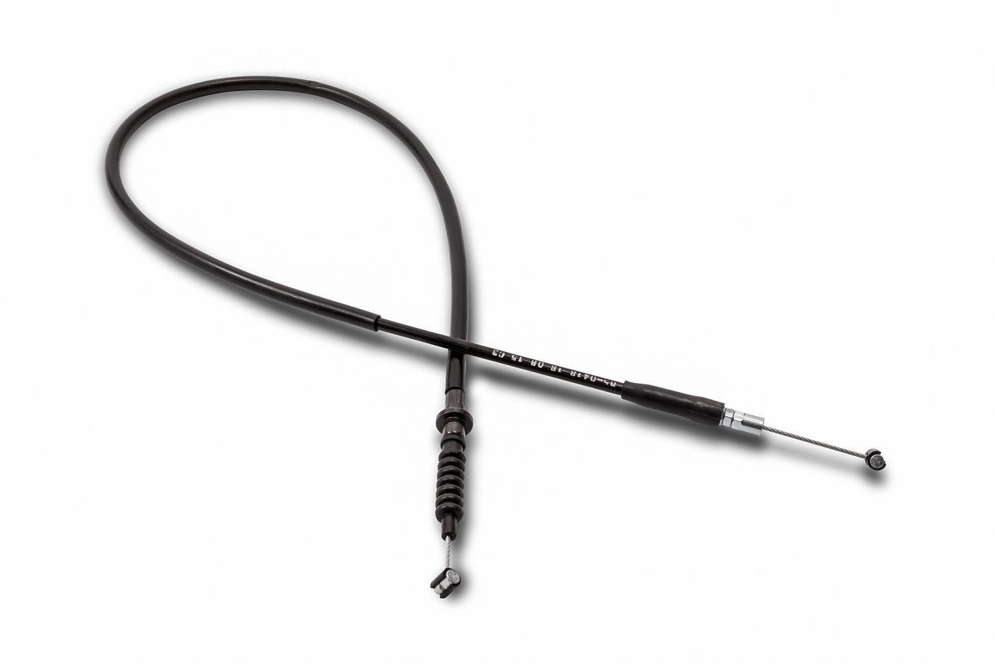 Motion Pro 05-0418 clutch cable for Yamaha motorcycles, showing the black cable with metal fittings on a plain background.