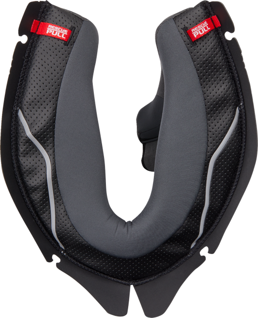AGV K6/K6 S helmet cheek pads in black and gray, size XS, showing comfortable replacement pads for improved fit and helmet comfort.