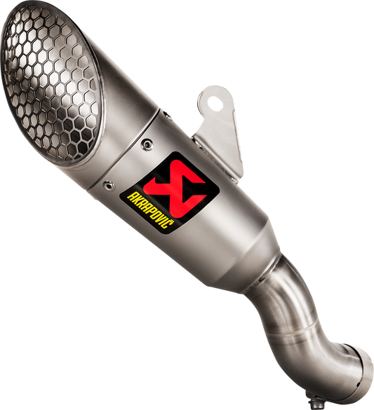 AKRAPOVIC Slip-On Line Muffler with Titanium End Cap for Yamaha YZF-R3 (Part S-Y3SO6-IVOSS)