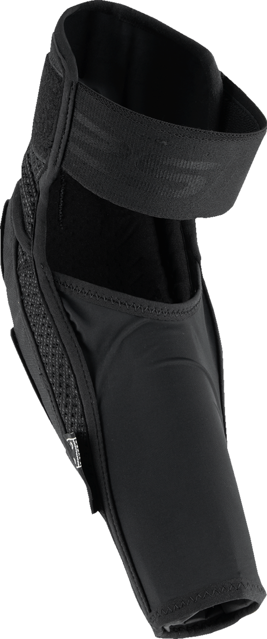 Alpinestars Bionic Pro Plasma Elbow Protectors in black, red, and white, size S/M, showing protective armor with straps and branding.
