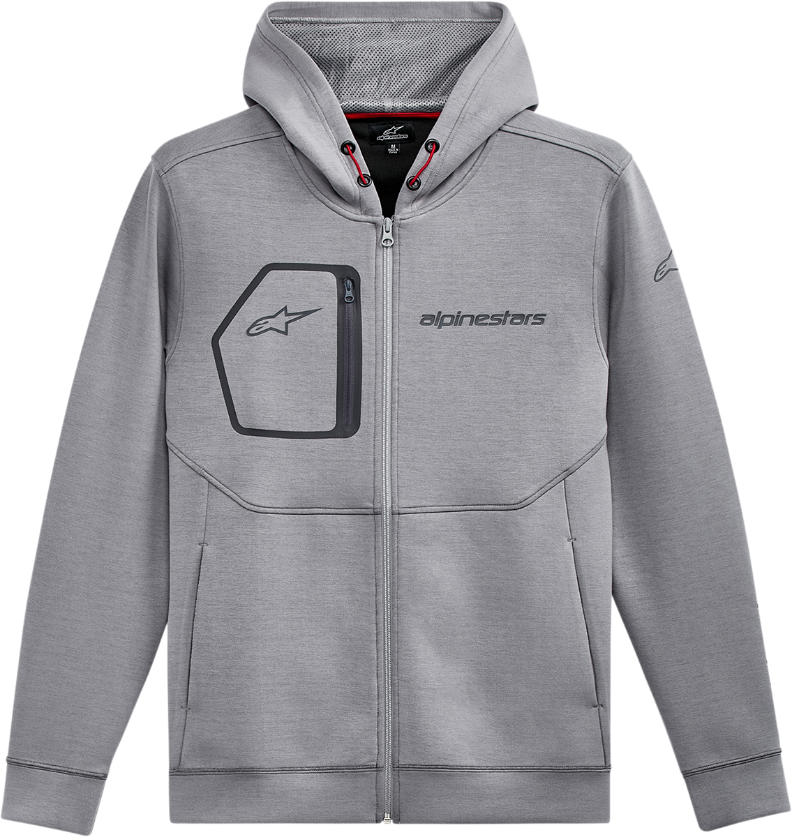 ALPINESTARS, Alpinestars Convex Tech Hoodie Heather Gray 2XL - Part #12125302010262X