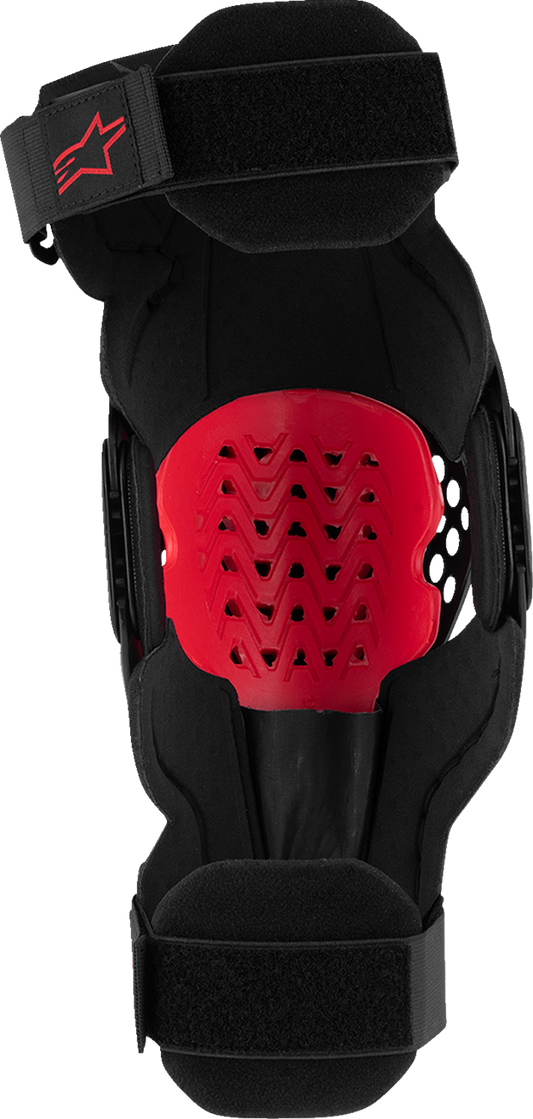 ALPINESTARS, Alpinestars SX-1 Plasma Knee Guards 2XL - Impact Protection with Dual Gear System