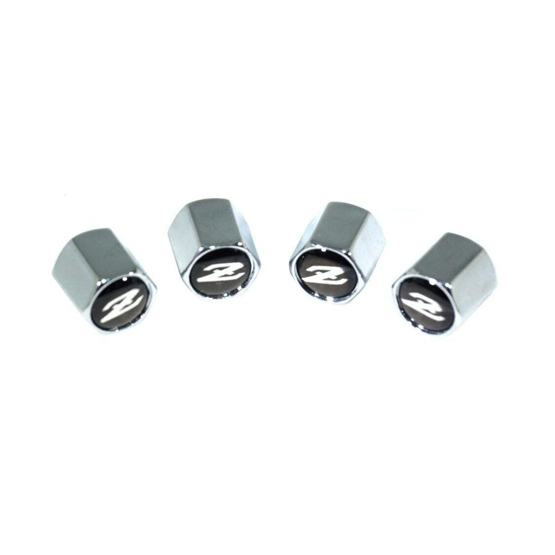Chrome Valve Stem Tire Caps, Style: Datsun Z - Howling Moto