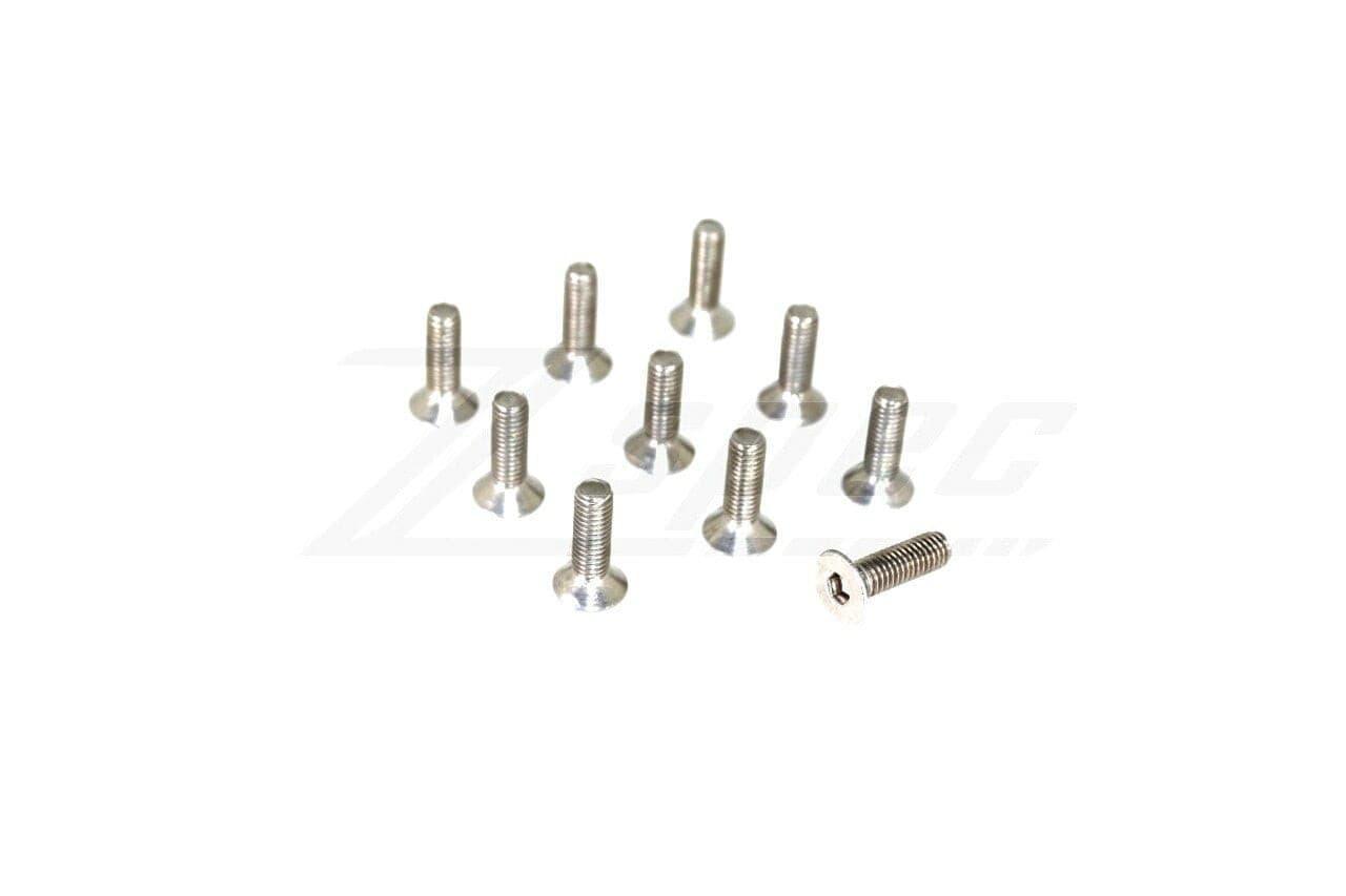 ZSPEC M3-0.5x10mm Fasteners, FHSC, Stainless SUS304, 10-Pack - Howling Moto