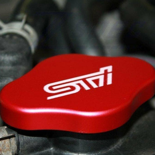ZSPEC Billet Radiator Cap Cover for Subaru WRX STI '02-07, w/ Hex Key - Howling Moto