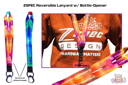 ZSPEC Design Lanyard w/ Bottle Opener, Reversible, Per Each - Howling Moto