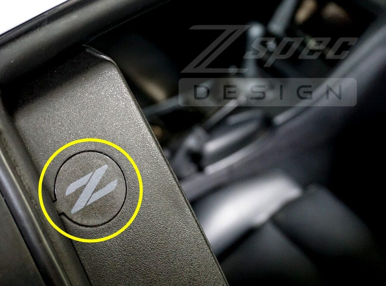 ZSPEC Outer B-Pillar Finisher Cap With Z, for '90-96 300zx, Left/Right Pair - Howling Moto