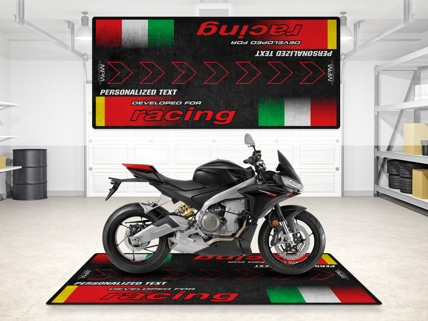 Motorcycle Mat for italian Sportbike, Naked, Adventure Motorcycle - MM7219 - Howling Moto