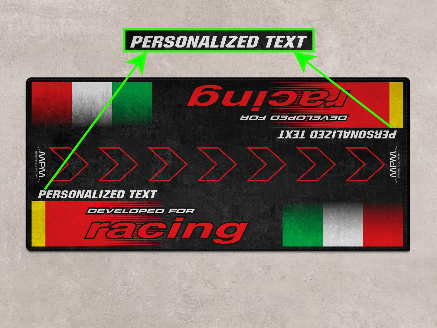 Motorcycle Mat for italian Sportbike, Naked, Adventure Motorcycle - MM7219 - Howling Moto