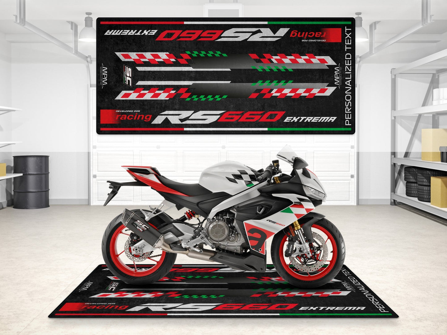 Motorcycle Mat for RS660 Extrema Sportbike Motorcycle - MM7276 - Howling Moto