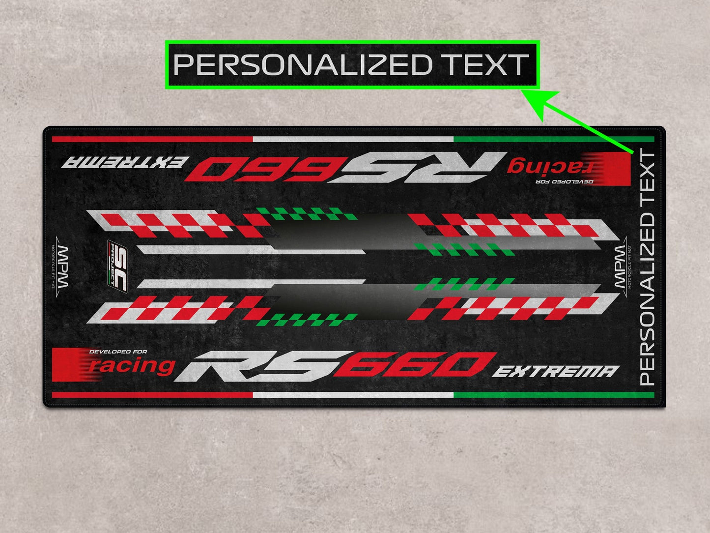 Motorcycle Mat for RS660 Extrema Sportbike Motorcycle - MM7276 - Howling Moto